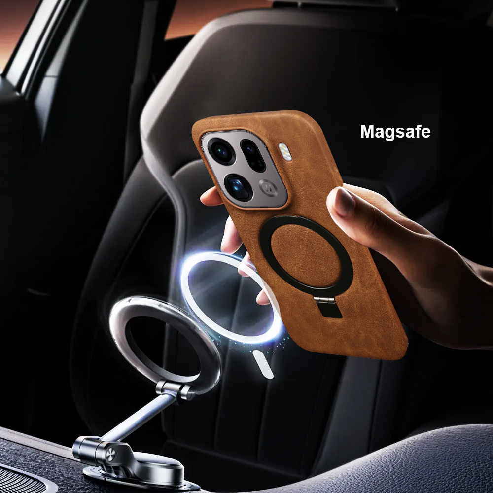Capa de couro com suporte magn - Oppo Find X8 avaliação e preço